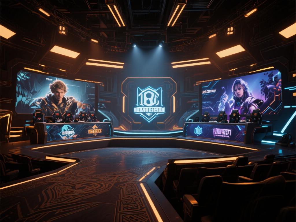 3. 深度结合电竞风格调性
不同电竞项目具有其独