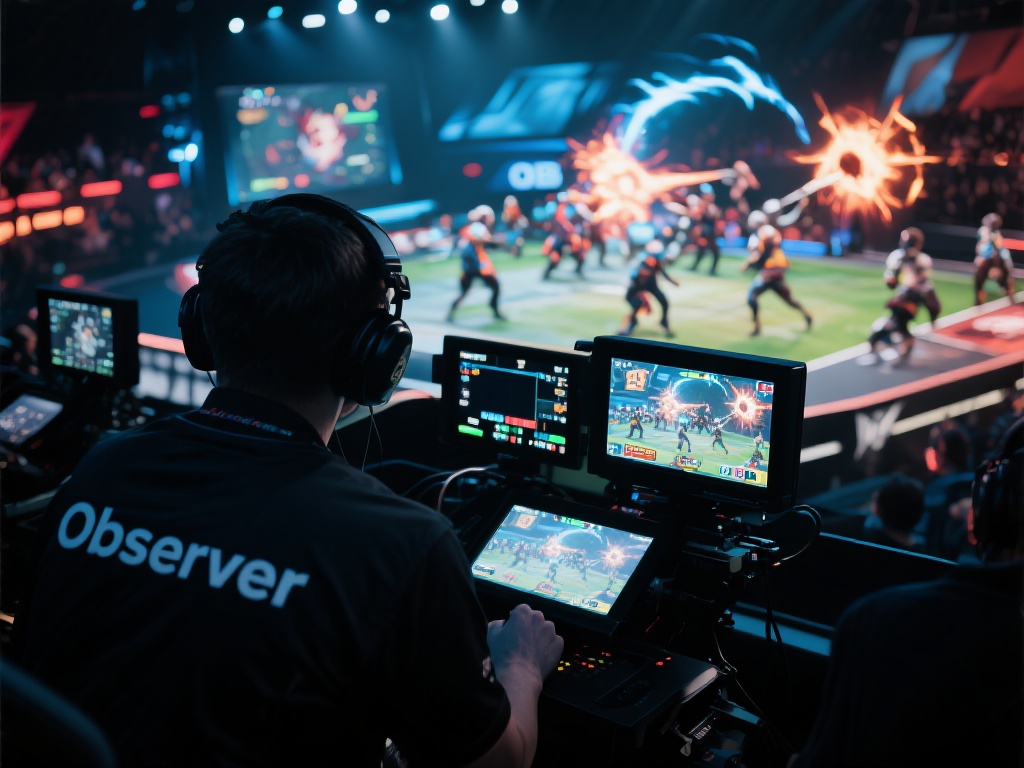 OB即“Observer”，在电竞比赛中是指使用旁