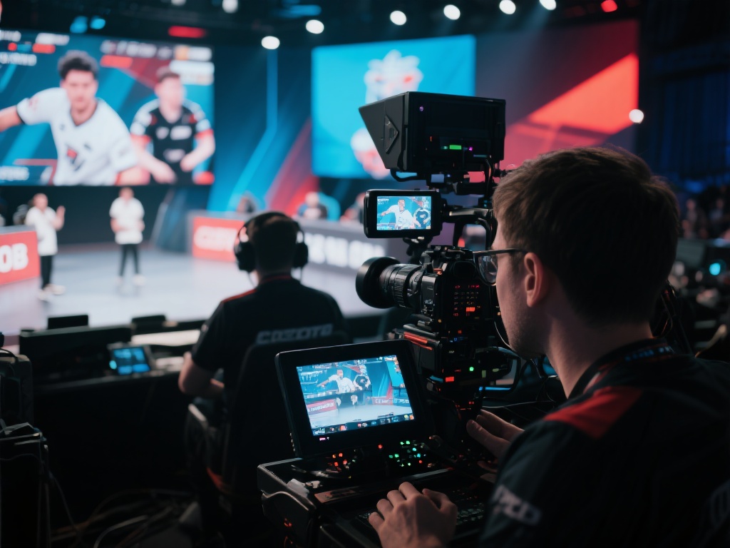 电竞OB负责通过镜头为观众呈现比赛中的重要时刻，他